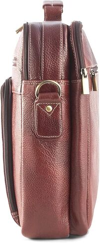 Goatter Unisex Adult Hunter Leather 16Inch Multi CompartMen'st Laptop Messenger Bag/Office Bag in Saudi Arabia