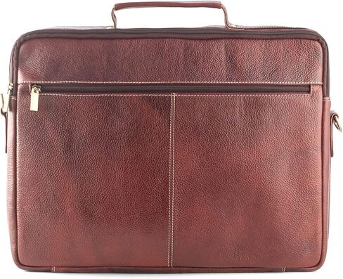 Goatter Unisex Adult Hunter Leather 16Inch Multi CompartMen'st Laptop Messenger Bag/Office Bag in Saudi Arabia