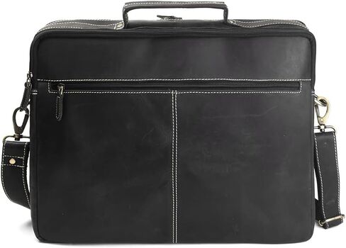 Goatter Unisex Adult Hunter Leather 16Inch Multi CompartMen'st Laptop Messenger Bag/Office Bag in Saudi Arabia