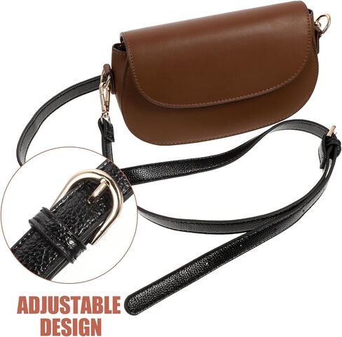 Adorainbow Womens Wallet Womens Belts Leather Bag Strap Adjustable Leather Strap Leather Purse Strap Bag Replacement Rope Double Clasp for Shoulder Crossbody Handbag Womens Wallet Womens Belts in Kuwait