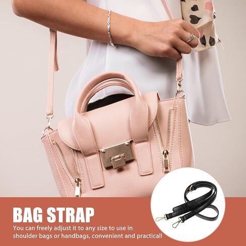Adorainbow Womens Wallet Womens Belts Leather Bag Strap Adjustable Leather Strap Leather Purse Strap Bag Replacement Rope Double Clasp for Shoulder Crossbody Handbag Womens Wallet Womens Belts in Kuwait