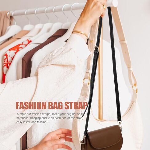 Adorainbow Womens Wallet Womens Belts Leather Bag Strap Adjustable Leather Strap Leather Purse Strap Bag Replacement Rope Double Clasp for Shoulder Crossbody Handbag Womens Wallet Womens Belts in Kuwait