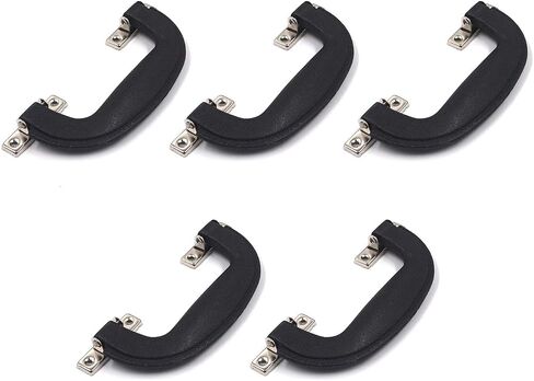 5Pcs Luggage Handle Replacement 5.9in Length Classical Suitcase Handle for Cases Boxs Briefcase with Screws (Holes Centre 35mm/1.4inch Black) in Saudi Arabia