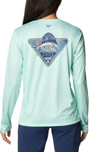 Columbia Women's Standard Tidal Tee PFG Tri-sail Ls in Saudi Arabia