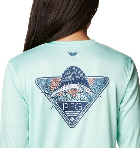 Columbia Women's Standard Tidal Tee PFG Tri-sail Ls in Saudi Arabia