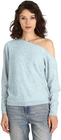 Minnie Rose Womens Long Sleeve Off The Shoulder Cashmere Pull On SweaterÊ in Saudi Arabia