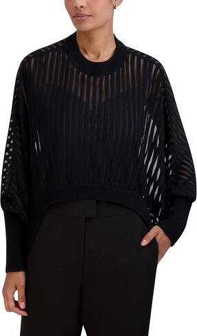 BCBGMAXAZRIA Women's Pullover Crew Neck Dolman Sleeve Sweater in Saudi Arabia