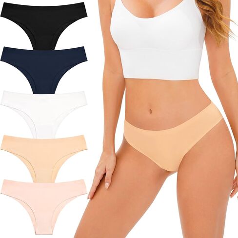 Womens Seamless Underwear No Show Panties Invisible Soft Comfort Bikini Underwear in Saudi Arabia