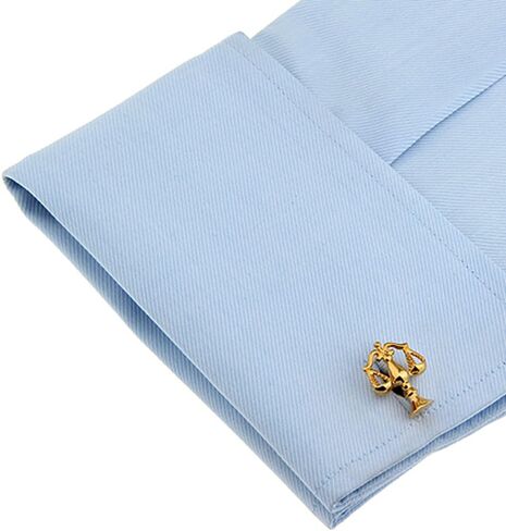 Libra Judge Lawyer Scales of Justice Cufflinks (Gold) in Saudi Arabia
