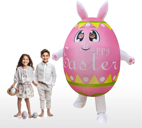 زي NiSotieb القابل للنفخ على شكل بيضة عيد الفصح زي تنفجر لعيد الفصح للبالغين/موكب عيد الفصح/الحفلات in Saudi Arabia