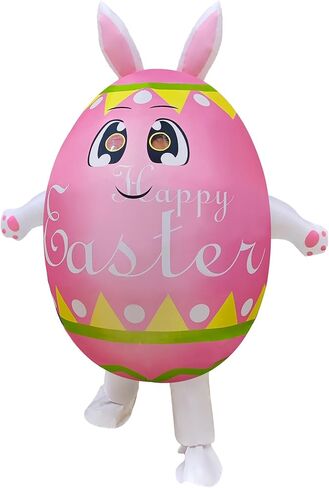 زي NiSotieb القابل للنفخ على شكل بيضة عيد الفصح زي تنفجر لعيد الفصح للبالغين/موكب عيد الفصح/الحفلات in Kuwait