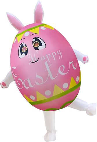 زي NiSotieb القابل للنفخ على شكل بيضة عيد الفصح زي تنفجر لعيد الفصح للبالغين/موكب عيد الفصح/الحفلات in Kuwait