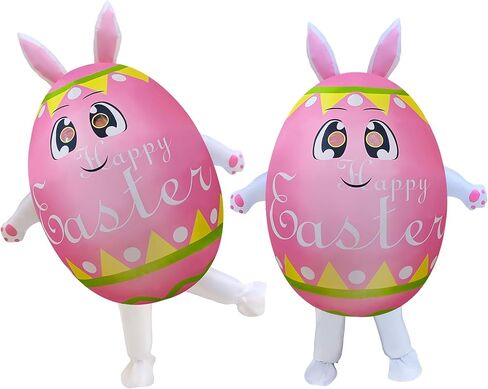 زي NiSotieb القابل للنفخ على شكل بيضة عيد الفصح زي تنفجر لعيد الفصح للبالغين/موكب عيد الفصح/الحفلات in Kuwait