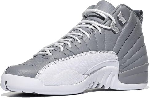 Jordan Boy's Air Jordan 12 Retro (Big Kid) Stealth/White/Cool Grey 5 Big Kid M in Saudi Arabia