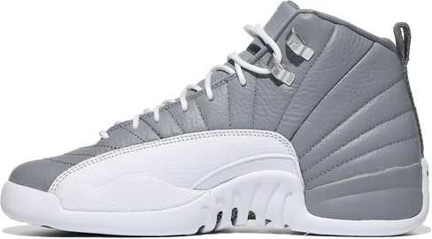 Jordan Boy's Air Jordan 12 Retro (Big Kid) Stealth/White/Cool Grey 5 Big Kid M in Saudi Arabia