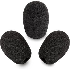 LEFXMOPHY Mic Foam Replacement for Razer Kaira/Kaira X/Barracuda X/Kraken V3 Pro Gaming Headset Microphone Pop Filter Cover, 3pack Windscreen