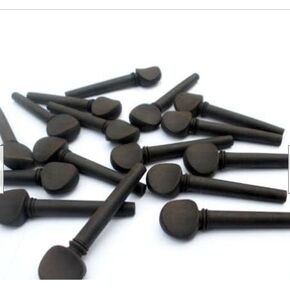 12 pcs Natural Ebony OUD Pegs Swiss Model A quality Rod masurment 55/9/7 mm