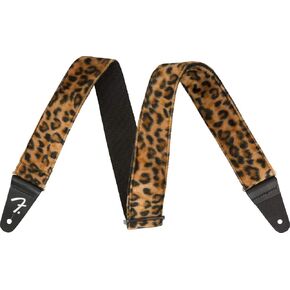 Fender Wild Animal Print Guitar Strap, 2in, Zebra