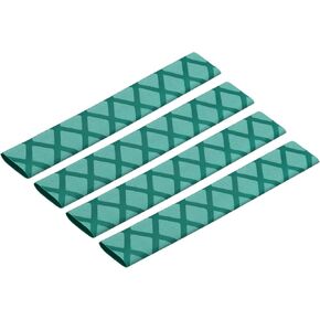 MECCANIXITY 4pcs 18mm Dia Drumstick Tape Drumstick Grips Heat Shrink Wrap Anti Slip for Drum Percussion Drumming, Green