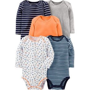 Simple Joys by Carter's Unisex Babies' Long-Sleeve Bodysuit