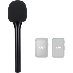 SUNMON Handheld Wireless Mic Stand for DJI Mic, Holder for DJI Mic 2, DJI Microphone Interview Handheld Mount Adapter for DJI Mic/DJI Mic 2