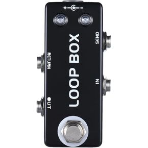 Loop Box Guitar Effect Pedal Switcher Channel Selection True Bypass Guitar Parts Switcher Channel Selection True Bypass Looper