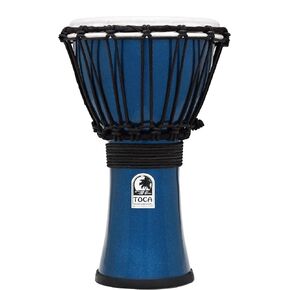 Toca TFCDJ-7MI Freestyle Colorsound 7-Inch Djembe - Metallic Indigo