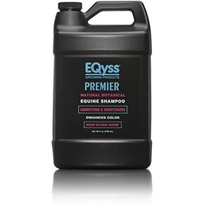 EQyss Premier Equine Horse Shampoo - Conditions and Moisturizes Coat, Enhances Color, Promotes Shine - Safe for All Horses & Pets, pH Balanced, USA Made
