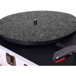 Bnineteenteam Turntable Platter Mat Turntable Record Player Pad for Phonographs Flat Soft Mat Record Slipmat Mat Pad