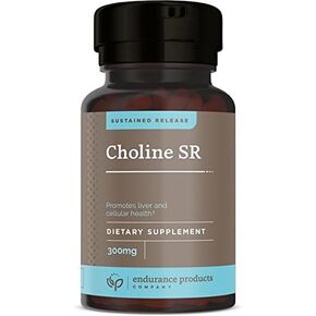Choline Bitartrate Sustained Release - 300mg 200 Tablet - Promotes Brain Health, Mental Focus & Memory - Prenatal Supplement for Development & Growth - 100% Vegan & Non-GMO Co.