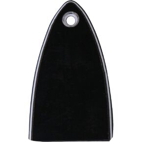 Lovermusic Black 3Ply Plastic HA-1003 Guitar Truss Rod Cover Plate Replacement for Electric Guitar