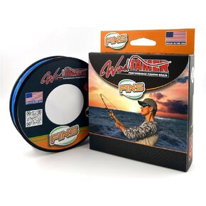 FINS Windtamer Braided Fishing Line - Versatile, Compact Braid for All Fisheries, Reduces Wind Knots and Rod Tip Wraps - High Performance 4-End Braid