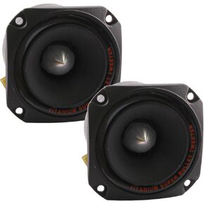 Seismic Audio - Pair of Titanium Horn Bullet Tweeter Speakers PA/DJ Tweeters - Replacement