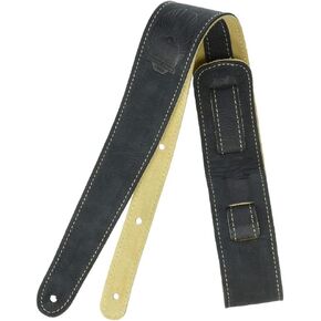 Fender Road Worn Leather Guitar Strap, 2in, Brown