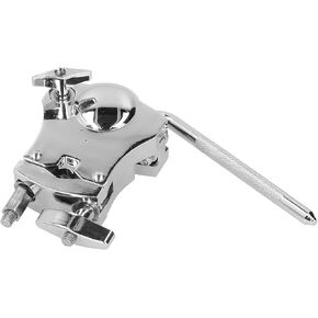 L Rod Cowbells Clamp, Zinc Alloy Percussion Claw Tom Drum Rack Mount Bracket Silver Mutifunction Musical Instrument Accessories WC83
