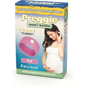 Preggie Pop Drops - 21 Drops - Morning Sickness Relief during pregnancy - Safe for pregnant Mom & Baby - Gluten Free - Four Flavors: Lemon, Raspberry, Green Apple, Tangerine