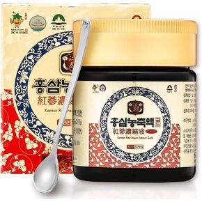 Gangwoninsam] Korean Red Ginseng Extract Gold 120g / 4.23 fl. oz – Contains 100% Pure Korean 6-Year-Old Red Ginseng Root Extract