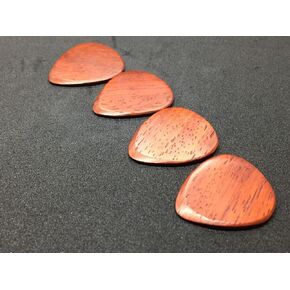 Guitar Picks Padok Wood For Electric Acoustic, Pack Of 4