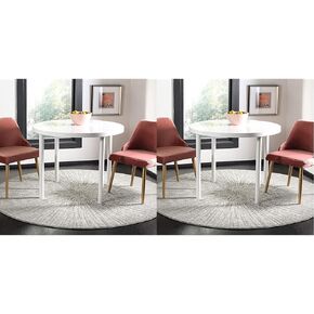 SAFAVIEH Evoke Collection 2'2" x 4' Aqua / Ivory EVK228J Abstract Burst Non-Shedding Living Room Bedroom Accent Rug