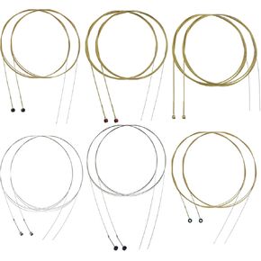 2 Sets Guitar Strings Acoustic Guitar Strings EJ13 80/20 Bronze Wound Guitar Strings Custom Light Gauge 11-52 for 6 String Guitar