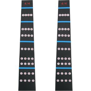 Violin Finger Guide E-outstanding 2PCS 4/4 Violin Practice Fiddle Finger Guide Sticker, Fiddle Fingerboard Sticker, Violin Fretboard Marker, Fiddle Fingerboard Marker