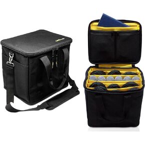 Loudmouth Cable File Bag | Cord & Accessory Musician Organization | Travel DJ Gig Bag for Professional DJ Gear, Musical Instrument and Accessories | 12" x 10" x 11"