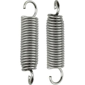 Heyous 2PCS 6cm/2.36inch Stainless Steel Pedal Return Springs Replacement Bass Drum Pedal Spring Drum Key Tool Drum Accessory Drum Tuners for Percussion Part