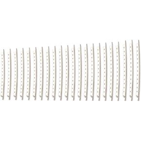 Alnicov 22 PCS Guitar Fretwire，2.2mm Fret Wire Set，for Electric Acoustic Guitar 22 Frets Fingerboard，Nickel-plated Copper in Kuwait