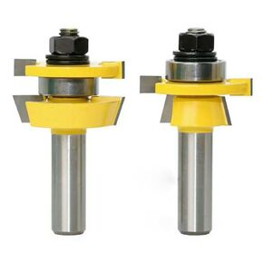 3PCS Router Bits Set, 1/4 Inch Shank Raised Panel Cabinet Door Making Router Bits, Ogee Rail and Stile Set for Woodworking