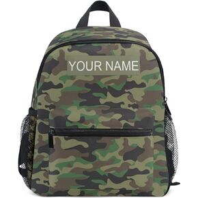 AUUXVA Kids Backpack Military Camo Camouflage School Bag Kindergarten Toddler Preschool Backpack for Boy Girls Children
