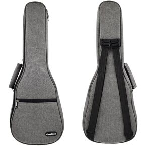 CLOUDMUSIC Ukulele Case Gig Bag Padded Backpack For Baritone 30" Inch(Baritone, Hawaii Blue)