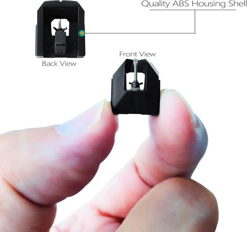 إبرة قلم بديلة ماسية AT-VMN95E لسلسلة VM95، متوافقة مع أقراص الفينيل الدوارة Audio Technica AT-LP120X - أسود in Kuwait