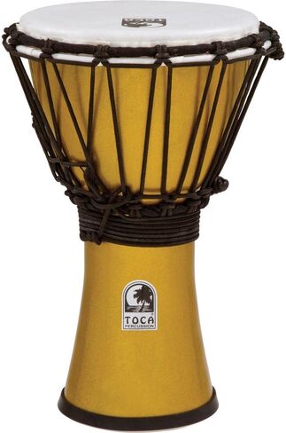 Toca TFCDJ-7MI Freestyle Colorsound 7-Inch Djembe - Metallic Indigo in Saudi Arabia