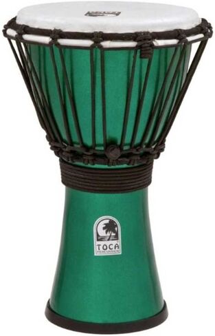 Toca TFCDJ-7MI Freestyle Colorsound 7-Inch Djembe - Metallic Indigo in Saudi Arabia